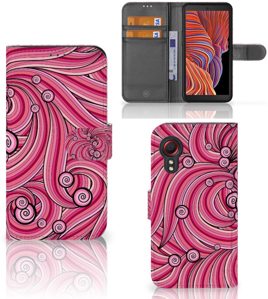 Samsung Galaxy Xcover 5 Hoesje Swirl Pink