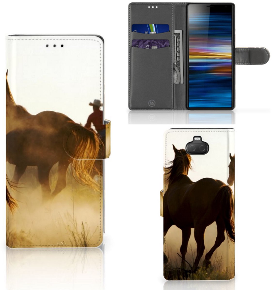 Sony Xperia 10 Telefoonhoesje met Pasjes Design Cowboy