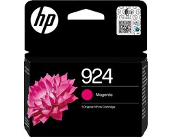 HP 924 - Inktcartridge - Origineel - Standaard formaat - Magenta