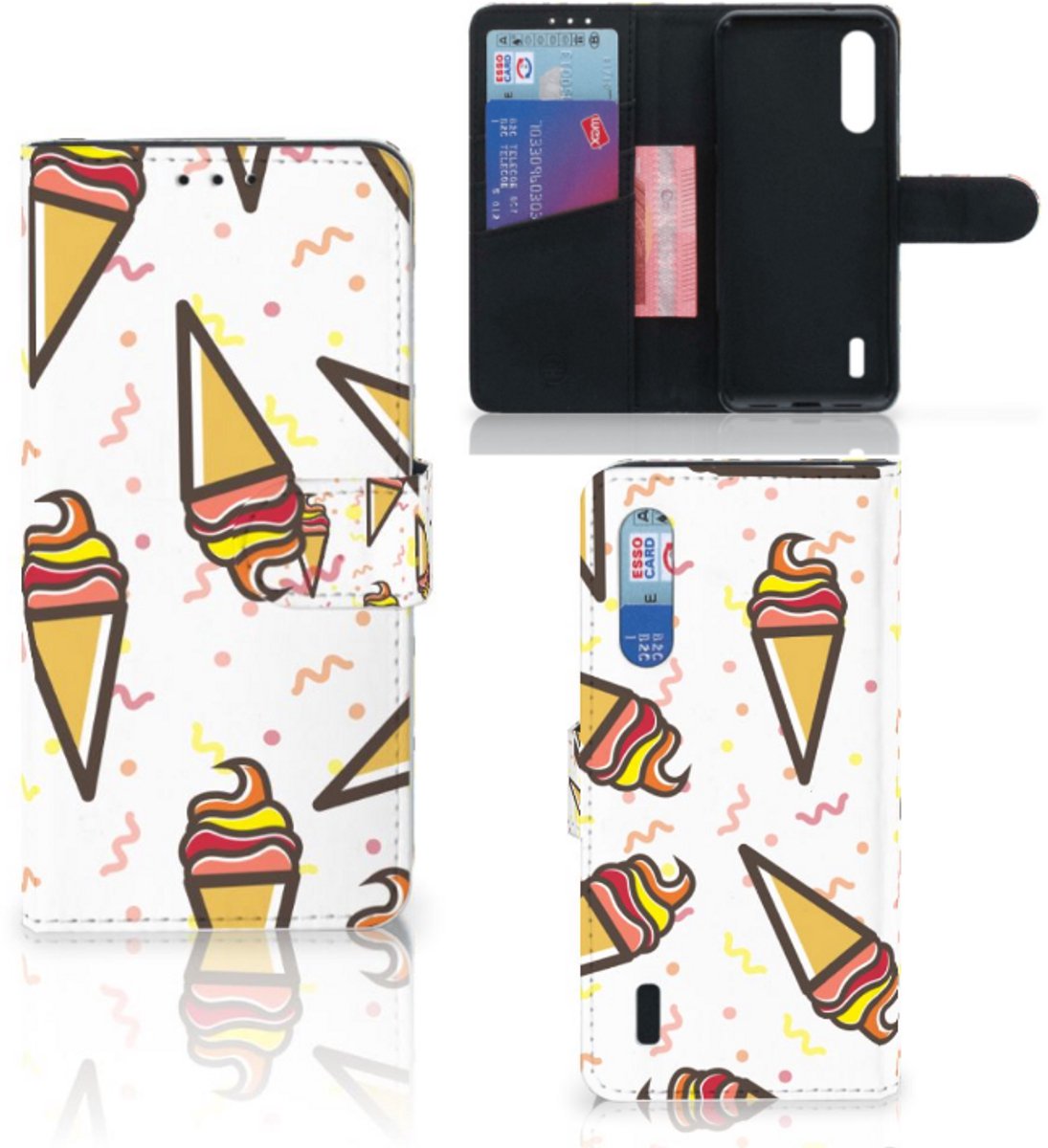 Xiaomi Mi 9 Lite Book Cover Icecream