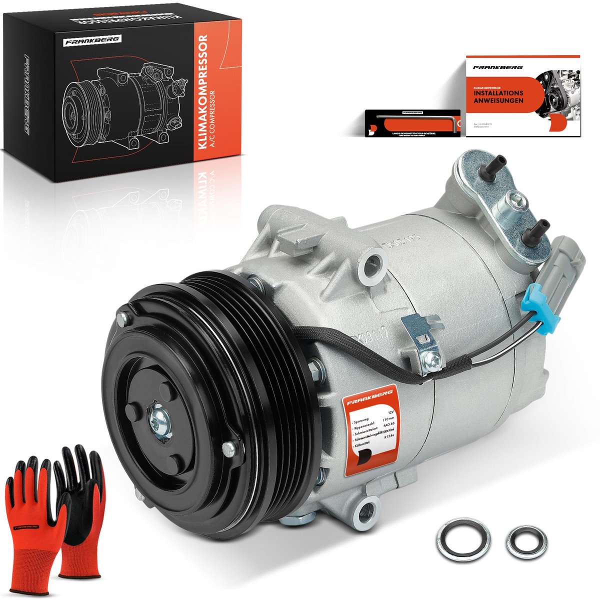 Frankberg 1x airconditioningcompressor voor Opel