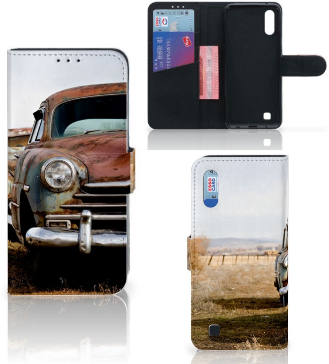 Samsung Galaxy M10 Telefoonhoesje met foto Vintage Auto
