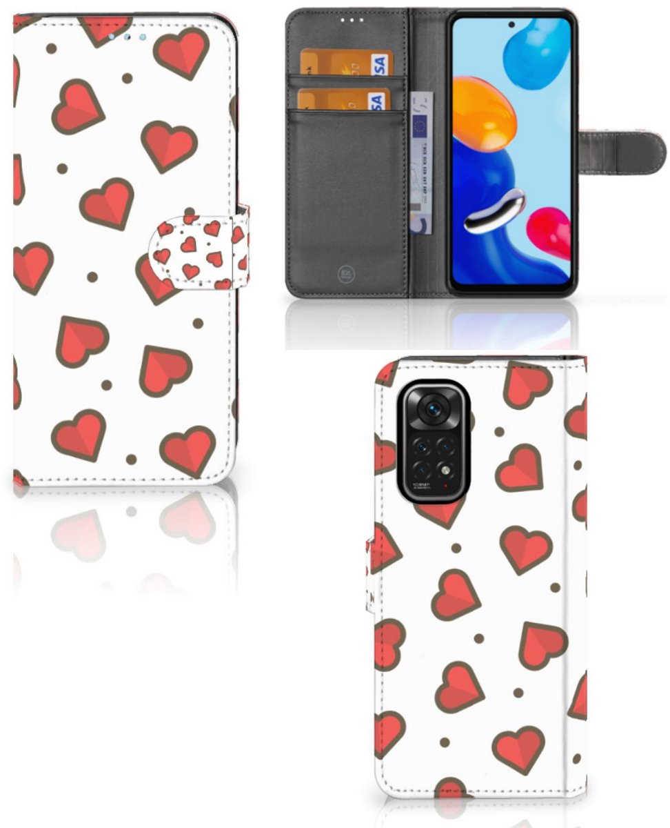 Xiaomi Redmi Note 11/11S Telefoon Hoesje Hearts