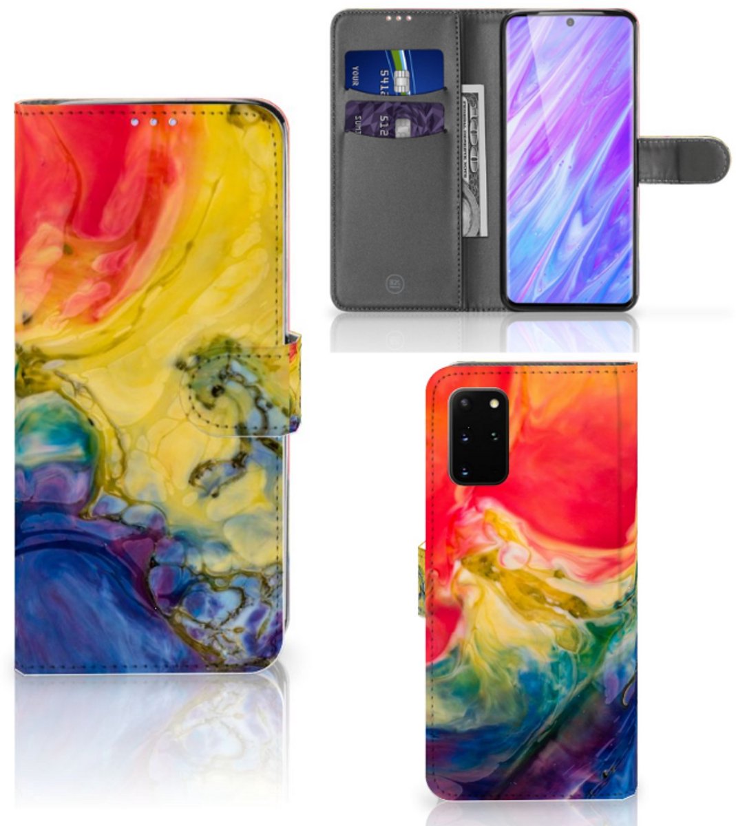 Hoesje Samsung Galaxy S20 Plus Watercolor Dark