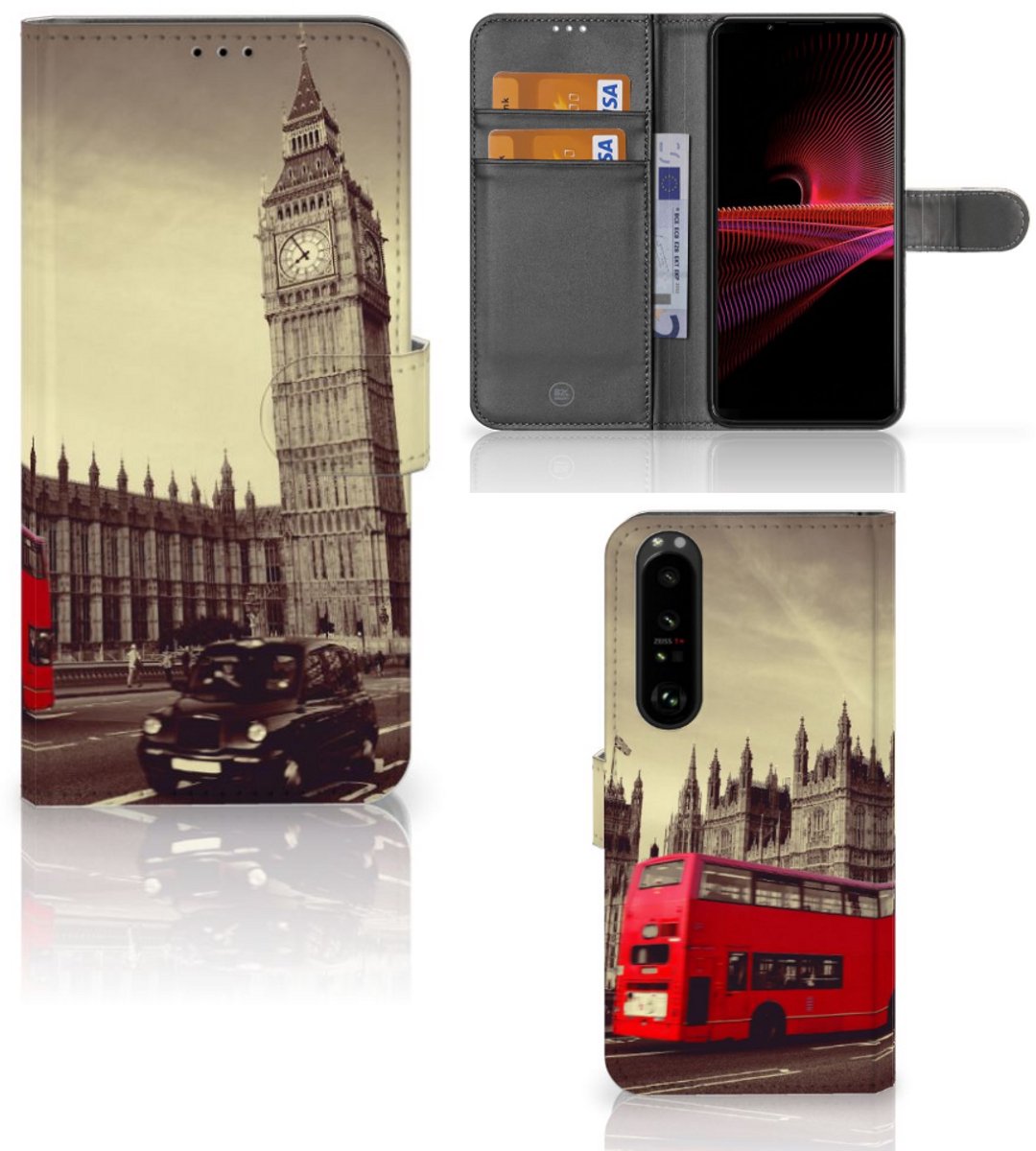 Sony Xperia 1 III Flip Cover Londen