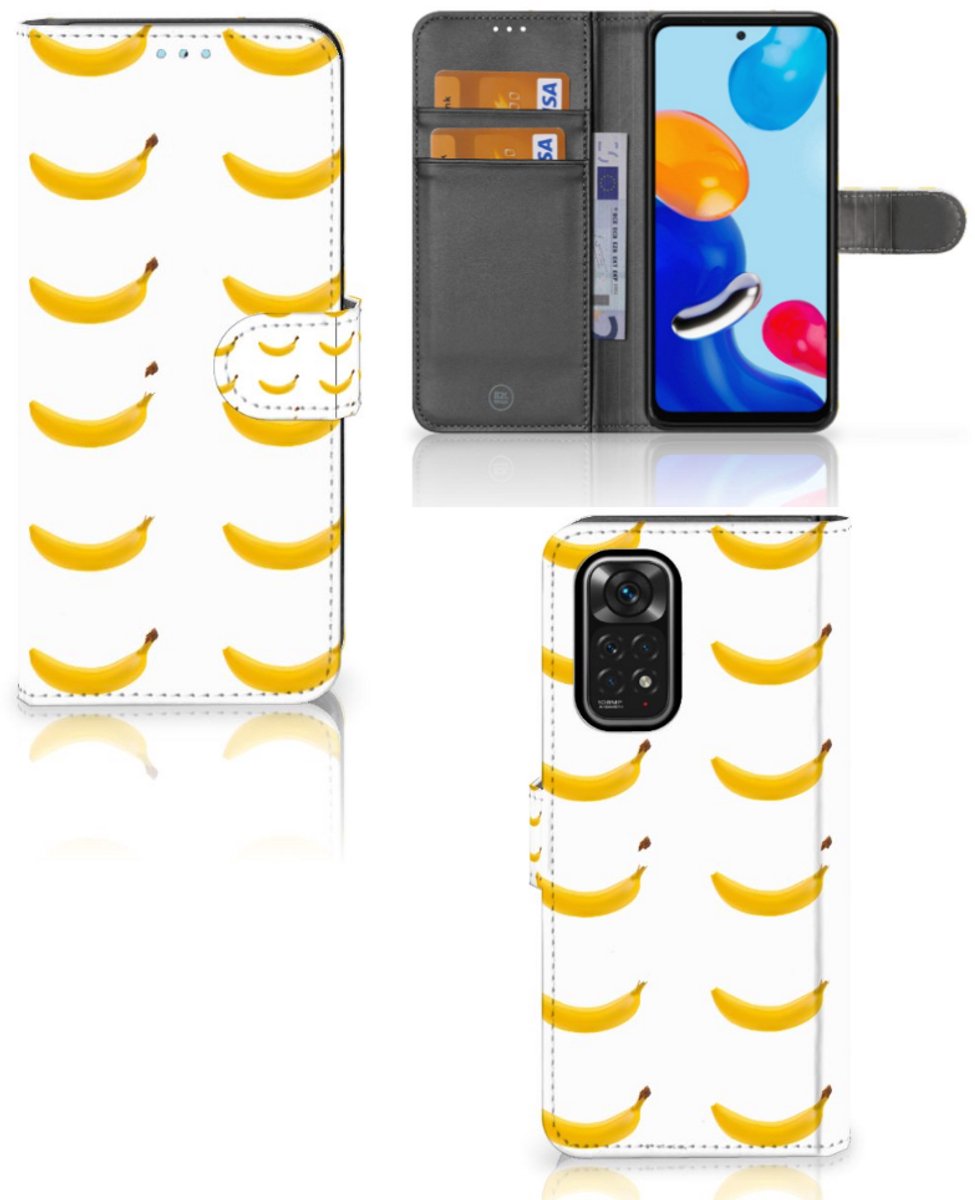 Book Case voor Xiaomi Redmi Note 11/11S Book Cover Banana