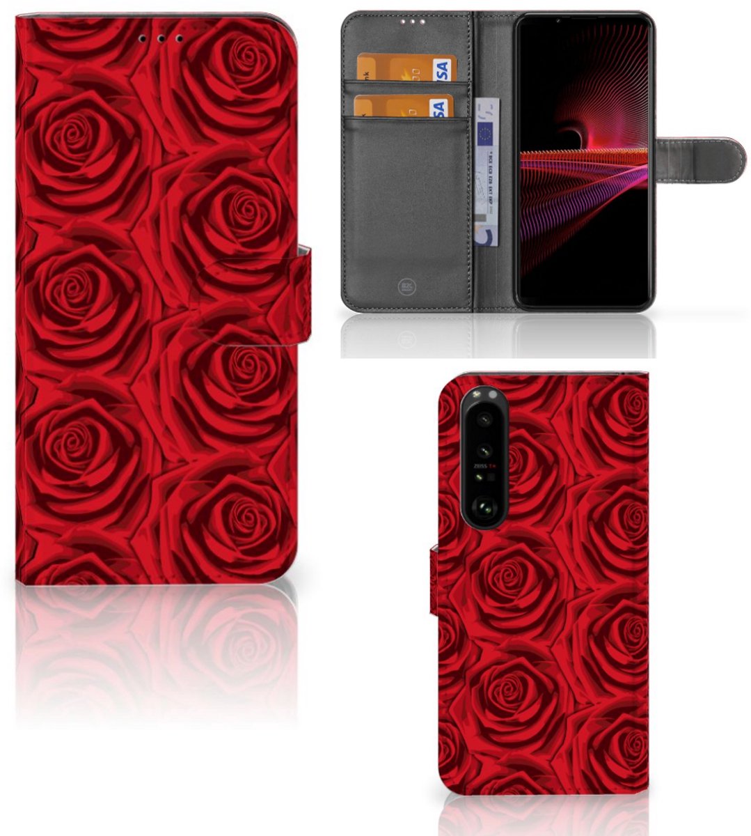 Sony Xperia 1 III Hoesje Red Roses