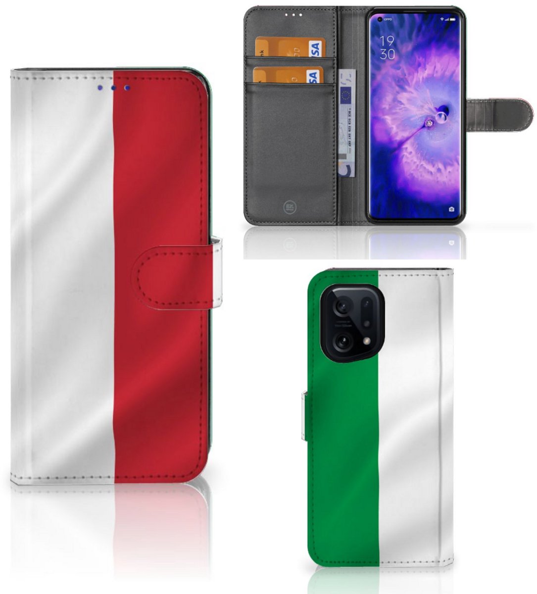 OPPO Find X5 Bookstyle Case Italië