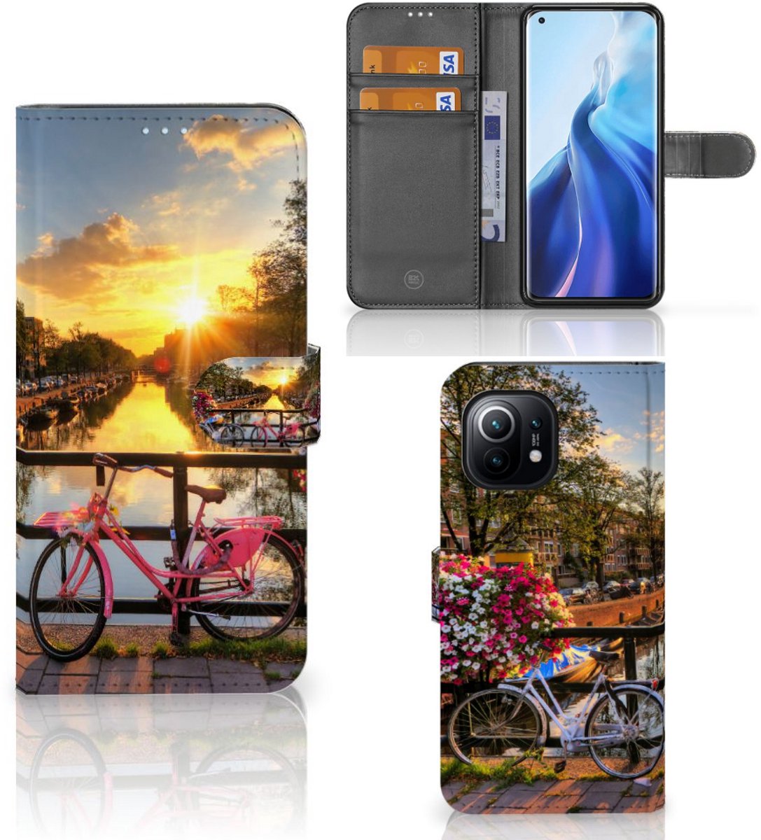 Xiaomi Mi 11 Flip Cover Amsterdamse Grachten
