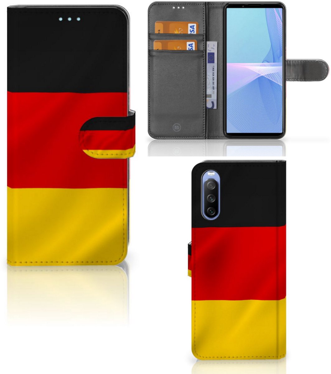 Boekhoesje voor Sony Xperia 10 III Bookstyle Case Duitsland