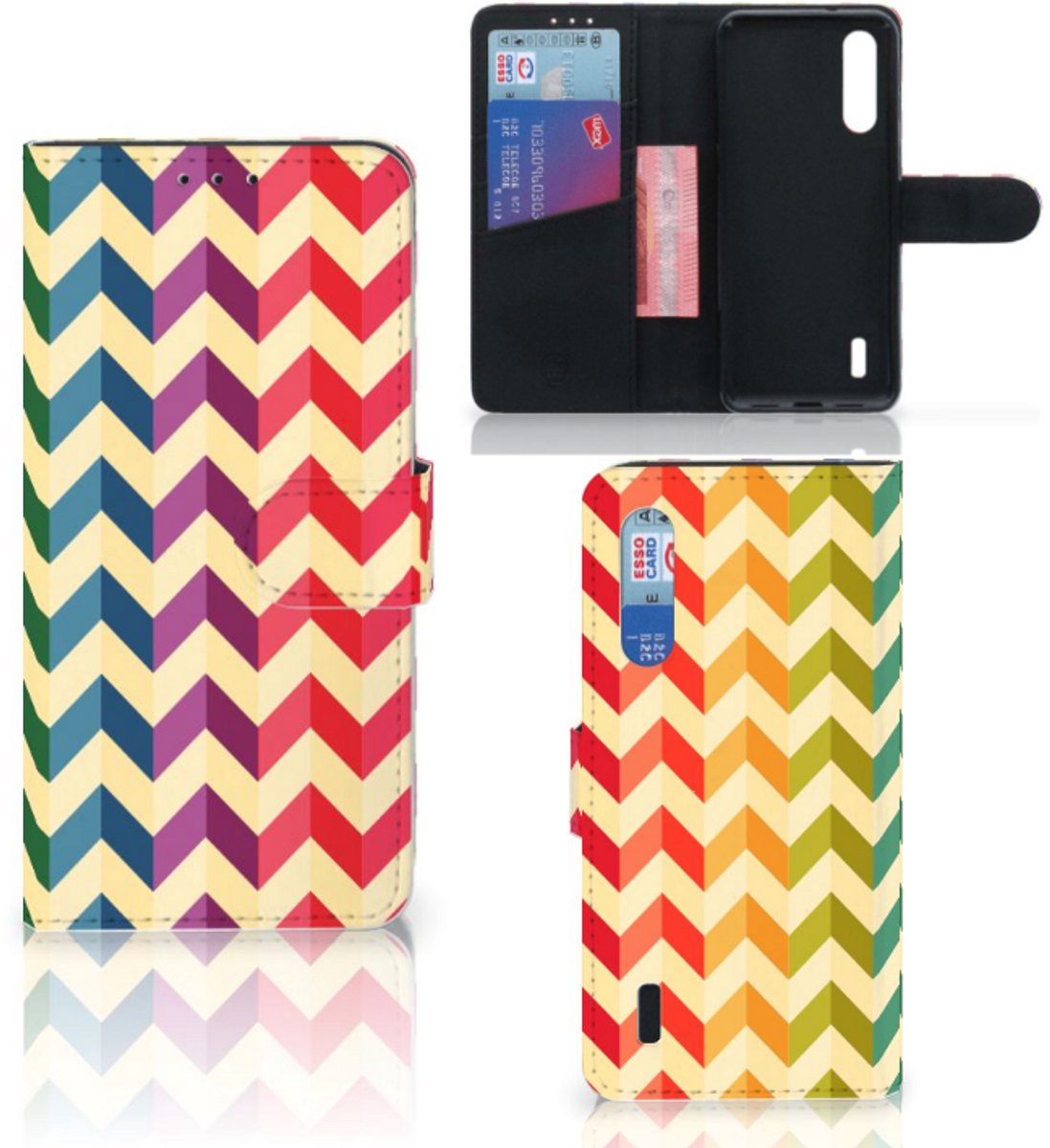 Xiaomi Mi 9 Lite Telefoon Hoesje Zigzag Multi Color