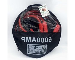 Startkabel Autoaccu - Noodkabel Starten - Accu Noodsituaties - Rakettang Klemmen - 2-3 Meter - Zwart