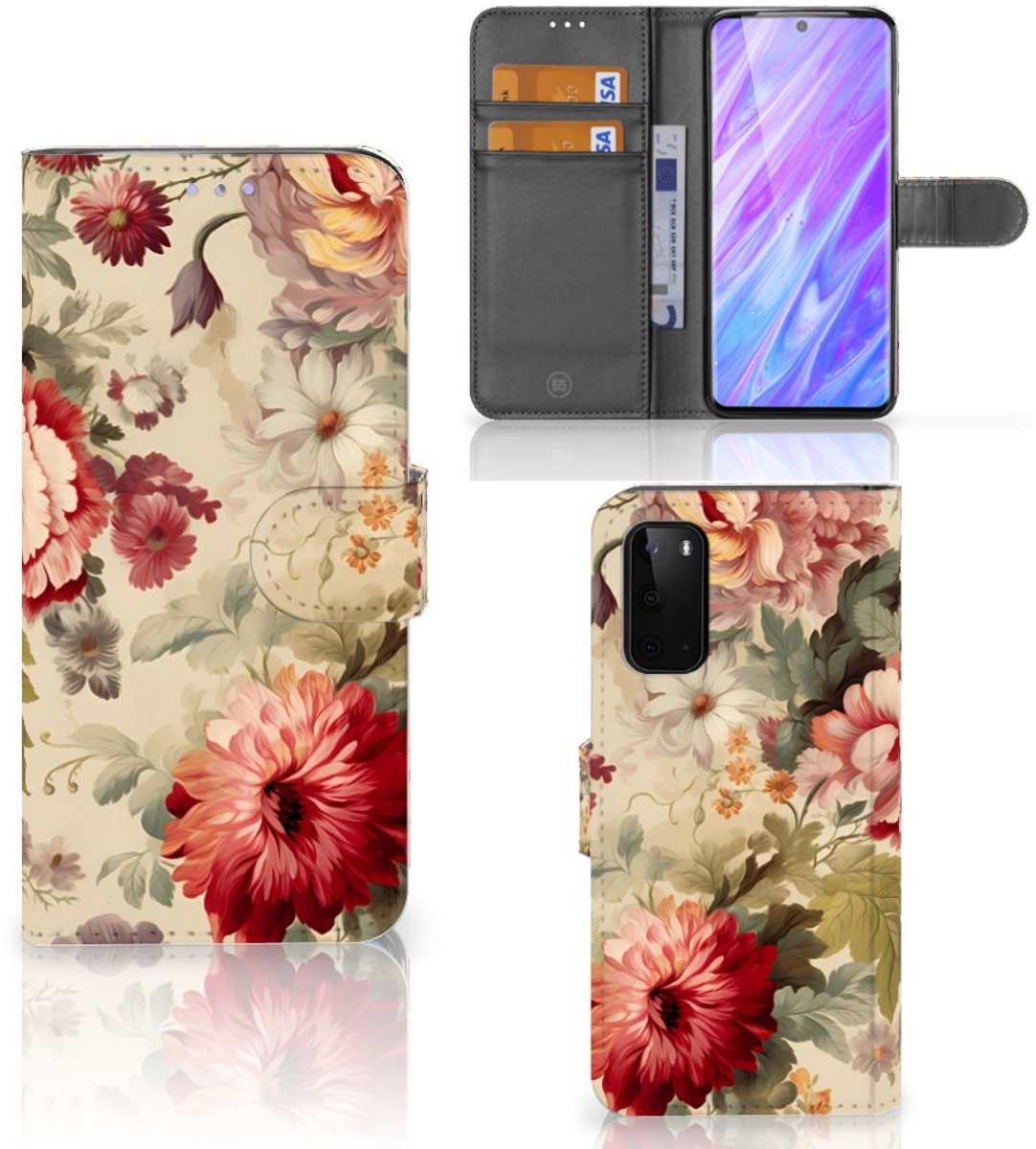 Hoesje voor Samsung Galaxy S20 Bloemen