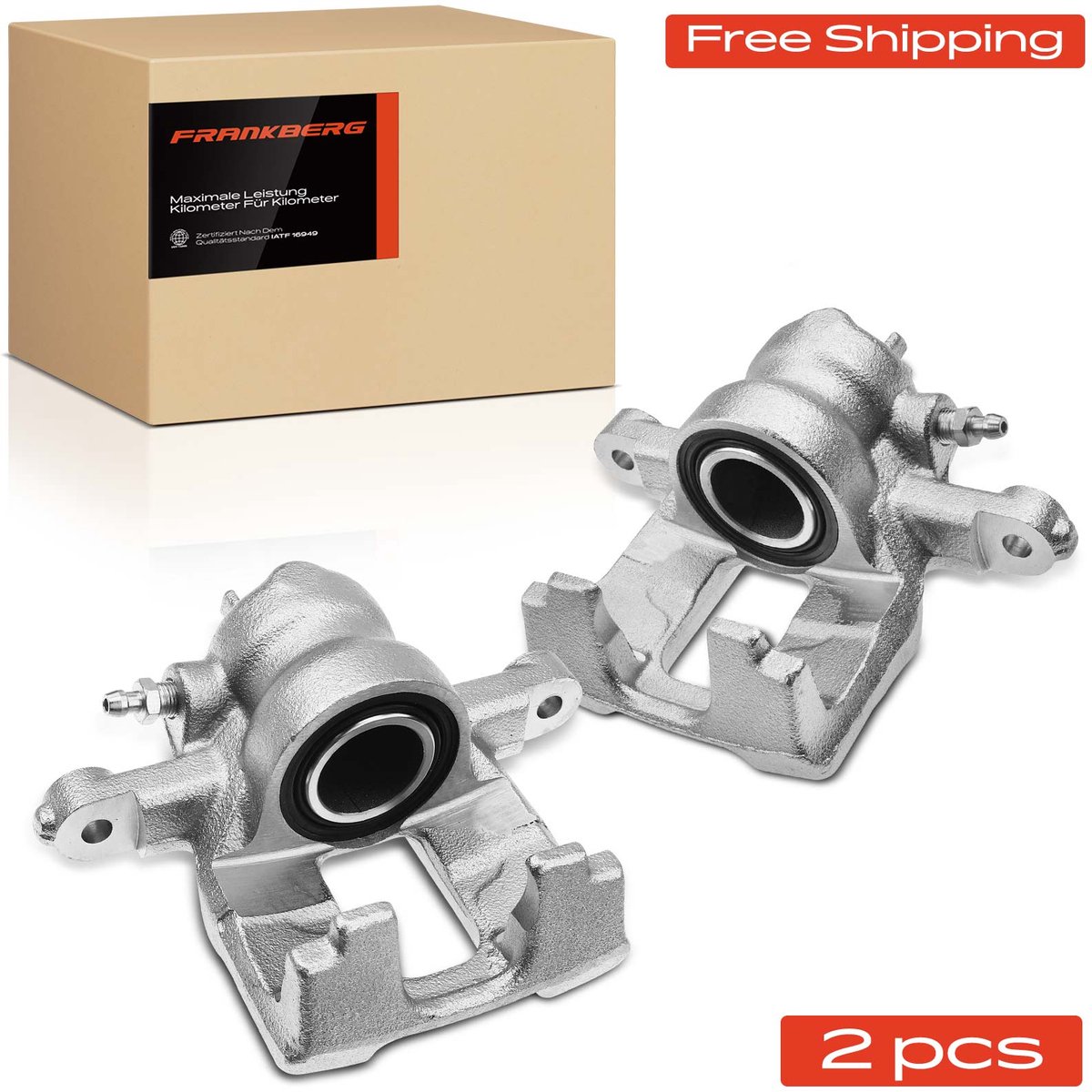 Frankberg 2x Remklauw Achter voor Honda CR-V III RE CR-V IV RM