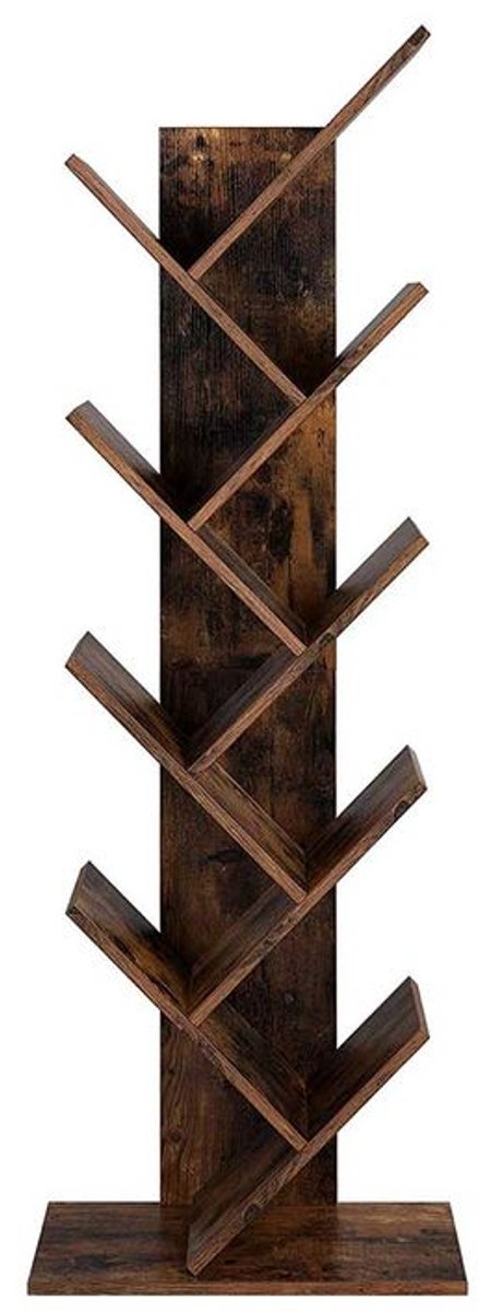 Songmics Regaal - Boekenplank - Vrijstaande Plek - Modern Design Bruin