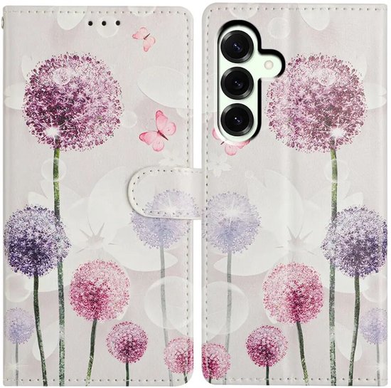 Étui Compatible avec Samsung Galaxy A37 | Portefeuille Book Case | Housse de Protection | Fermeture Magnétique | Pissenlit