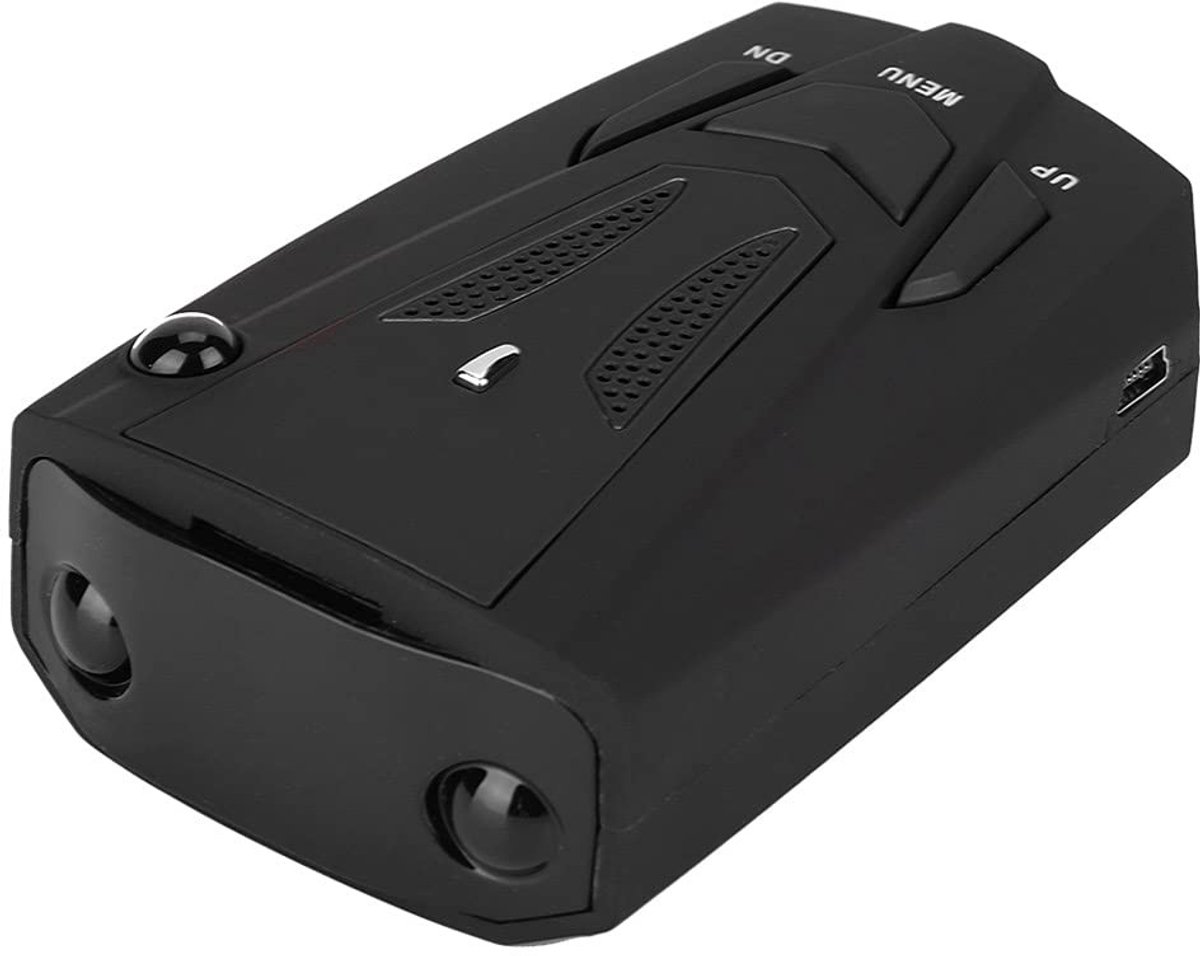Dailygoody - 360 Graden V7 GPS Detector - Snelheid Alert - Veiligheidsfunctie - Zwart - Verkeersveiligheid - Voice Band voor Auto