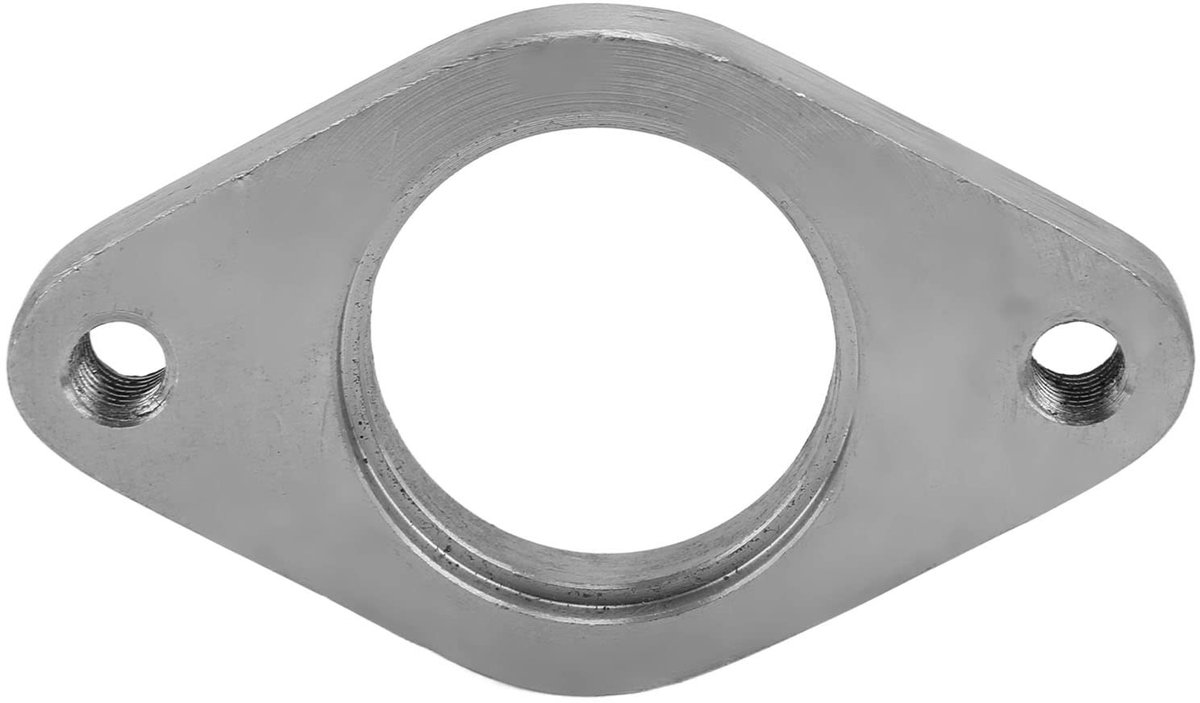 Dailygoods - Dailygoody - Roestvrijstalen Externe Wastegateflens - Universeel Geschikt voor Auto's - 38 Mm - Duurzaam en Lekvrij - Geschikt voor Diverse Auto's - P...