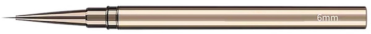 Dailygoods - Dailygoody - Nail Art Liner kwast - Ergonomische nail art pen - 6 mm - Betrouwbaar en comfortabel - Geschikt voor thuis en nagelstudio - Perfect voor