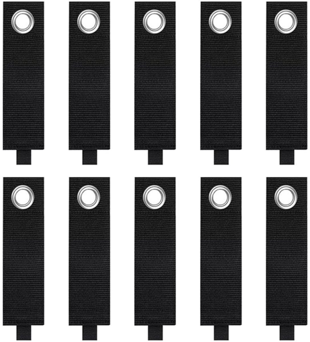 Dailygoods - Herbruikbare Kabelbinders met Oogje, Set van 10 Stuks