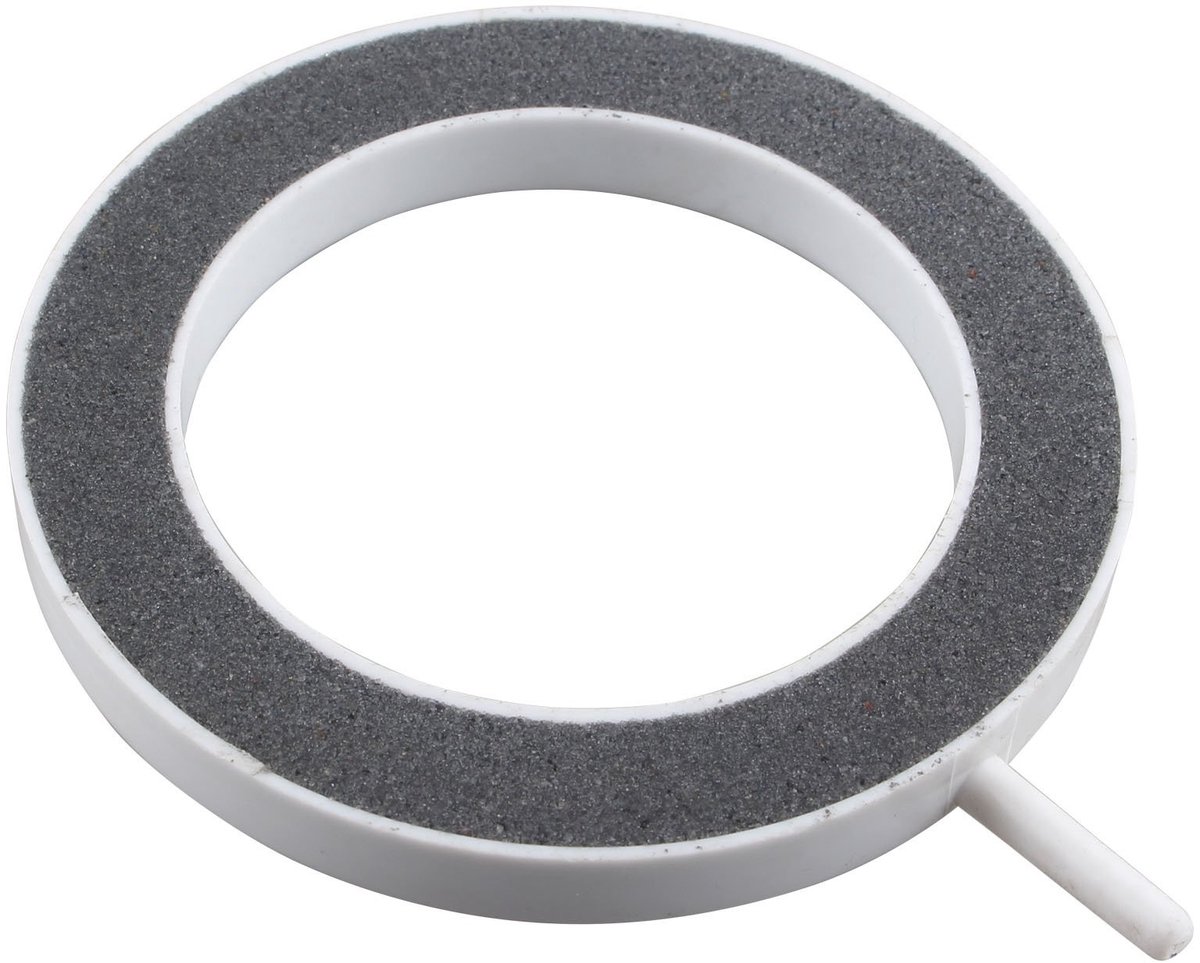 Dailygoods - Dailygoody - Ronde Kunststof Luchtsteen - Aquarium Accessoire - 10 cm - Verbeter Oplossing - Fijne Luchtbellen - Geschikt voor Aquaria en Hydropo