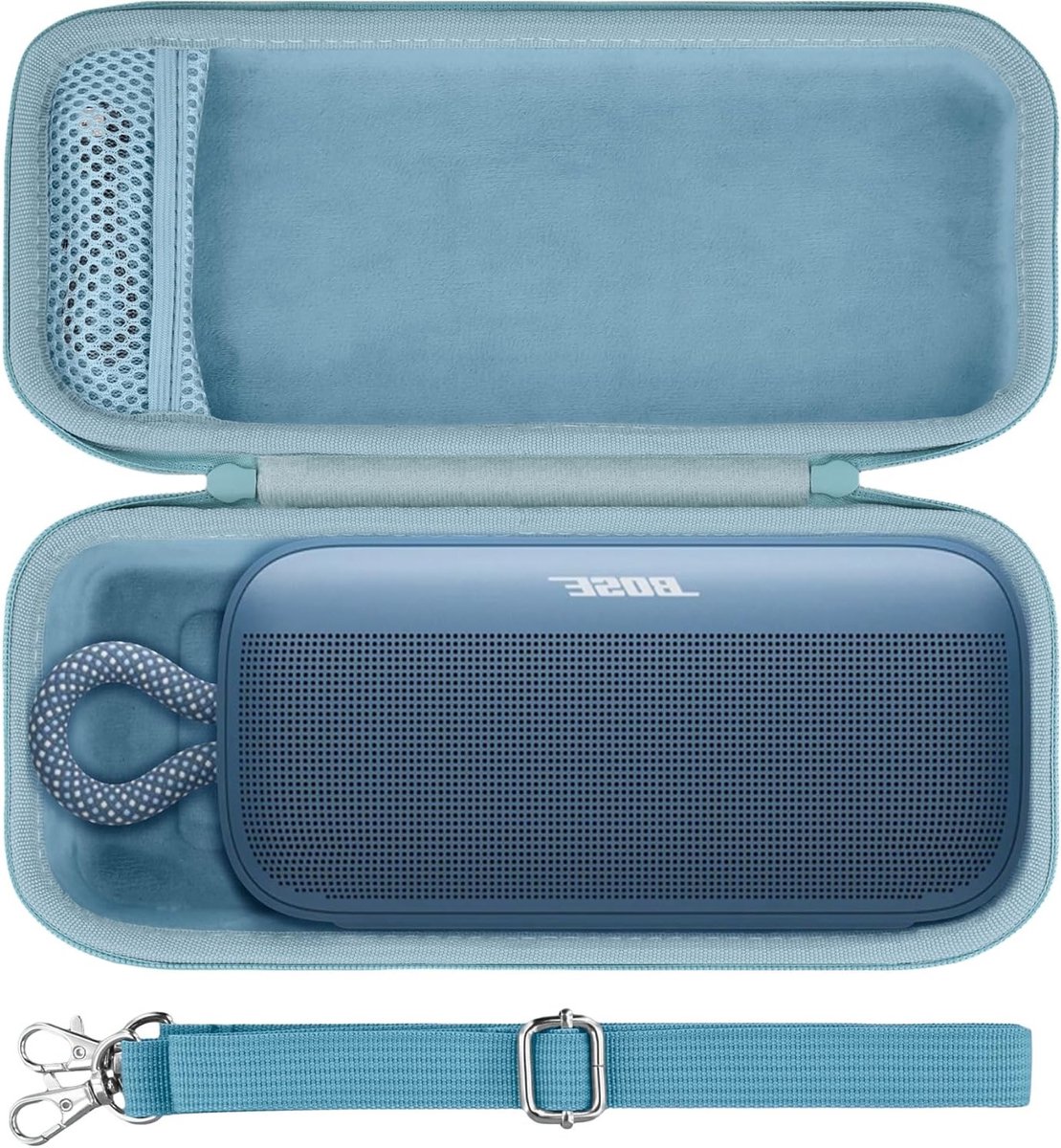 Duurzame Hard Travel Case voor Draagbare Bluetooth Speaker, Bescherming en Opbergruimte, Ideaal voor Reizen