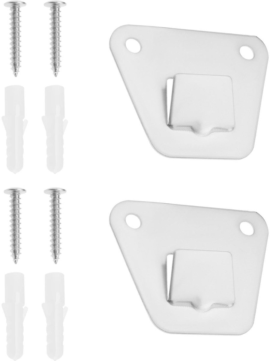 Dailygoody - Wandmontage Ventilator Beugel - Heavy Duty Beugels - Zilver - Koudgewalst Staal - 60 kg draagkracht - Voor ventilatoren en afzuigkappen -...