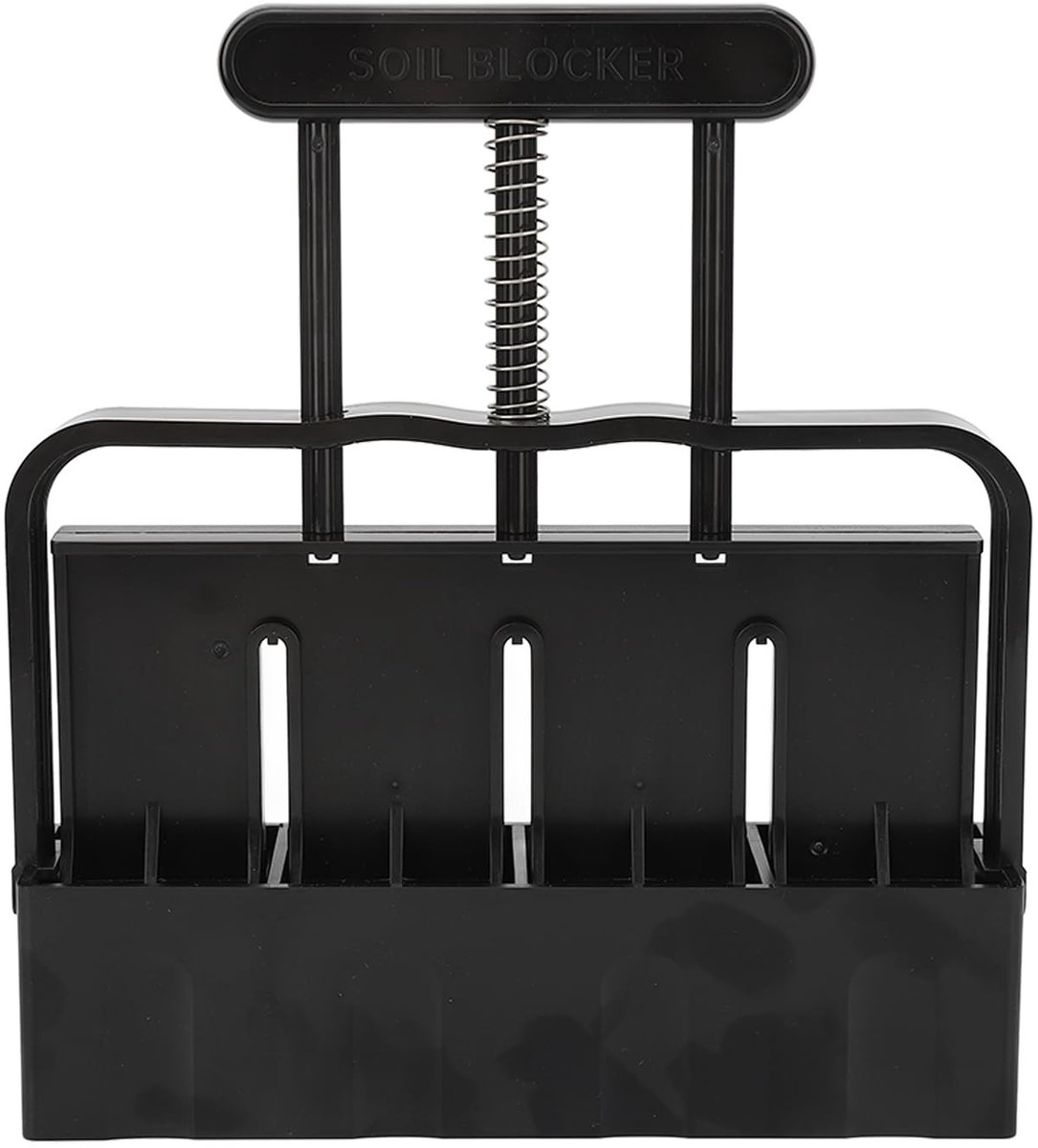 Dailygoods - Dailygoody - Soil Block Maker - Grondblokmaker - Handmatig en efficiënt - Zwart - Tuingereedschap - Ideaal voor planten - Geschikt voor jonge boompjes