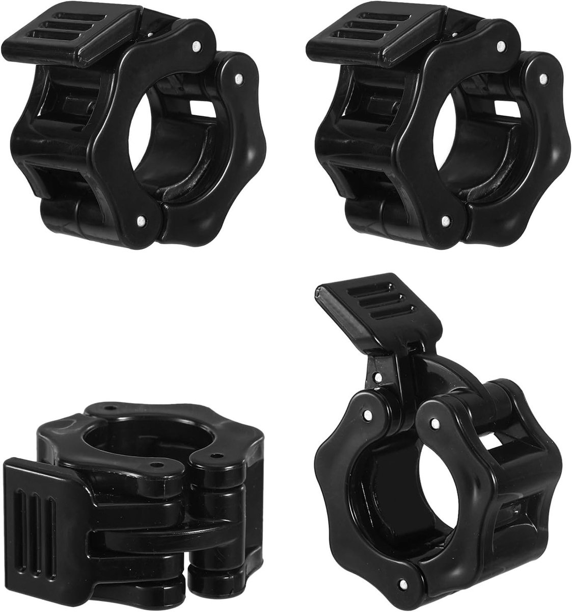 Set van 4 Snelle Ontgrendelings Klemmen voor Halters en Barbells - Ideaal voor Gewichtheffen en Fitness Accessoires