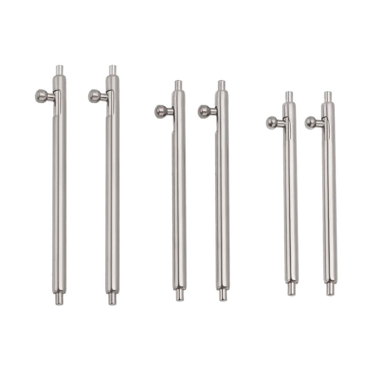 Dailygoods - Dailygoody - Quick Release Spring Bars - Horloge Vervangingsstaven - 1,5 mm - Roestvrij Staal - Compatibel met Samsung - 60 stuks - Zilver