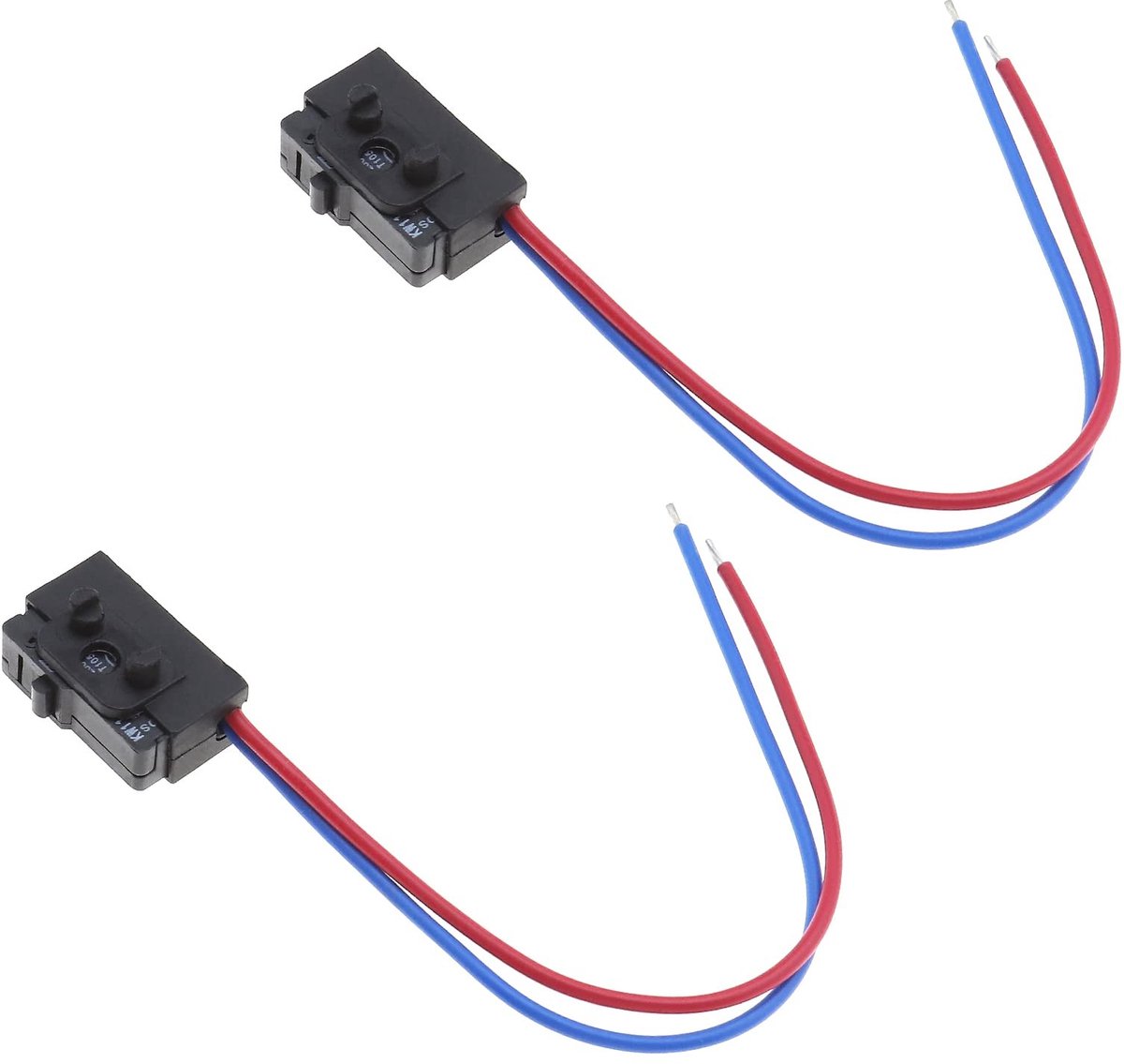Dailygoody - Deurslot Micro Schakelaar - 2 stuks - Vervangingsonderdeel - Compatibel met VW - Draad Pijp Plug - Geschikt voor Golf, Passat, Polo, Bora