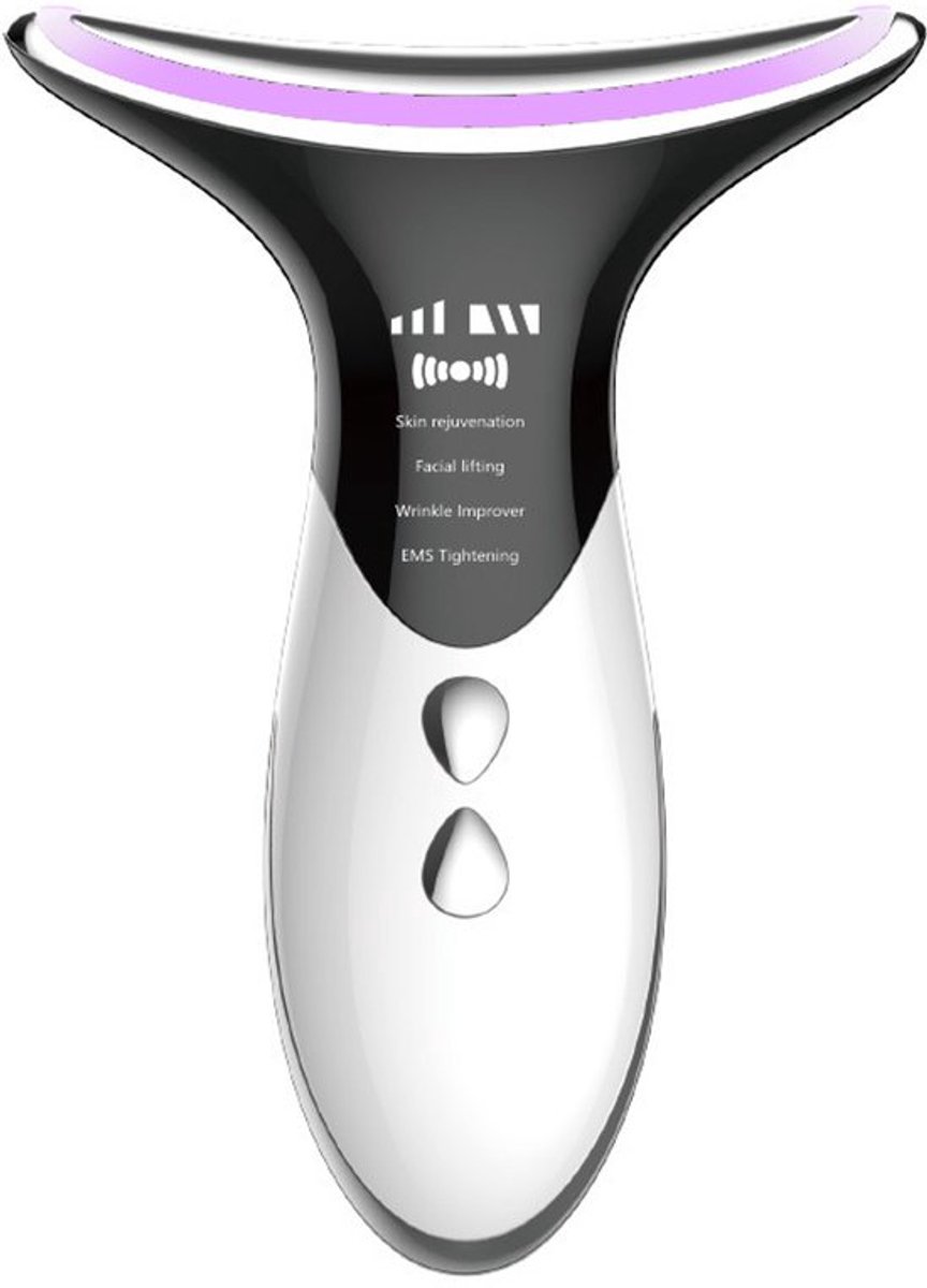 Nekmassage, LED-gezichtsliftapparaat, gezichtsmassage