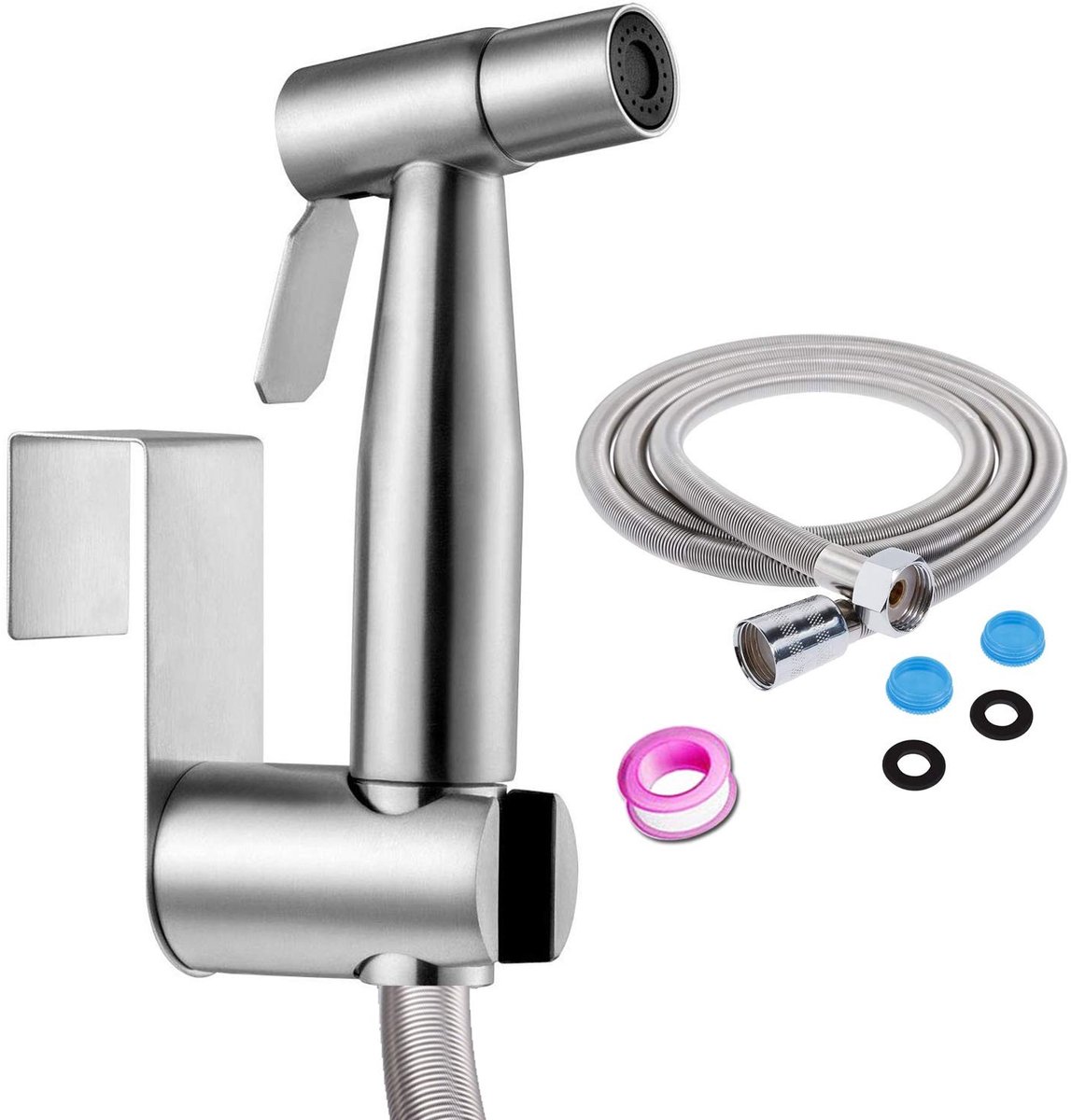 Dailygoods - Dailygoody - Bidet Toiletsproeier - Handheld Bidet Sproeier - Eenvoudig te installeren - Roestvrij staal - Baby Doek Luier Sproeier - Geschikt vo