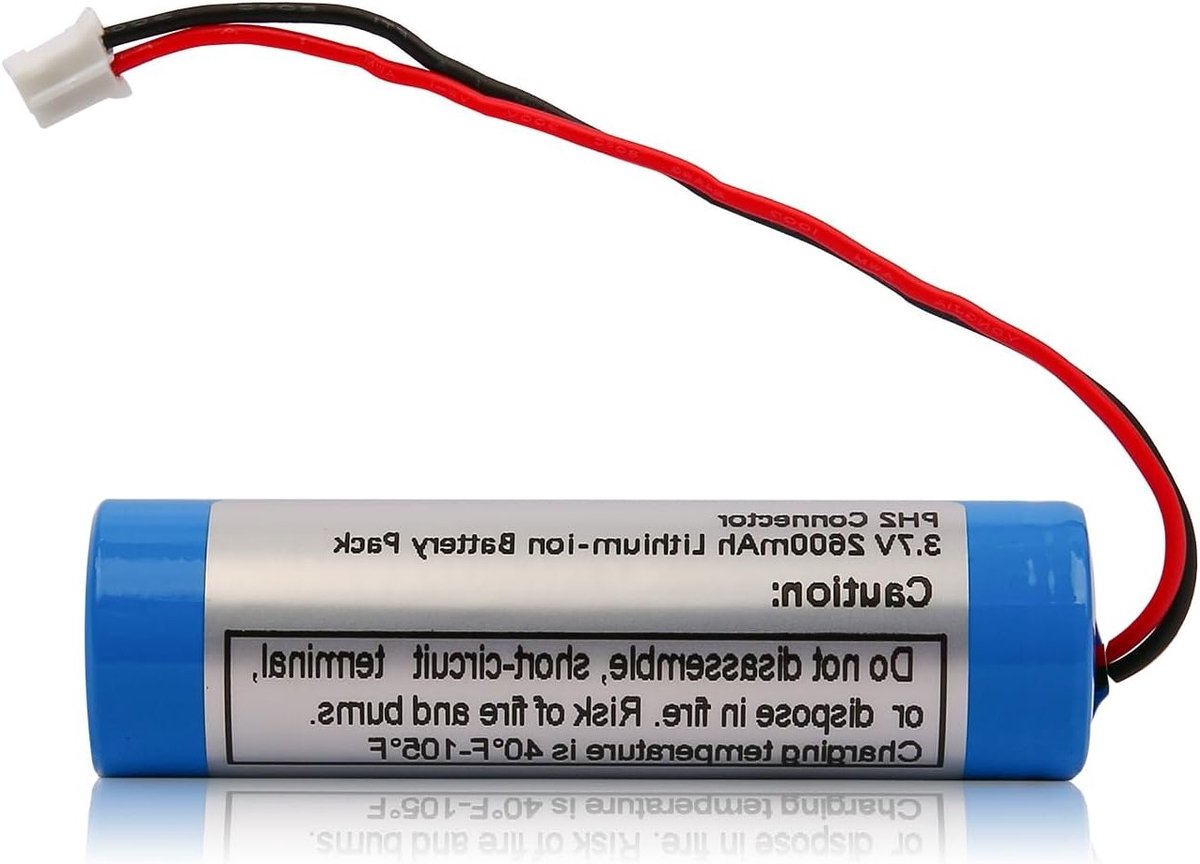 Oplaadbare lithium-ion batterij 3.7 V 2600 mAh met PH2.0 aansluiting voor diverse apparaten