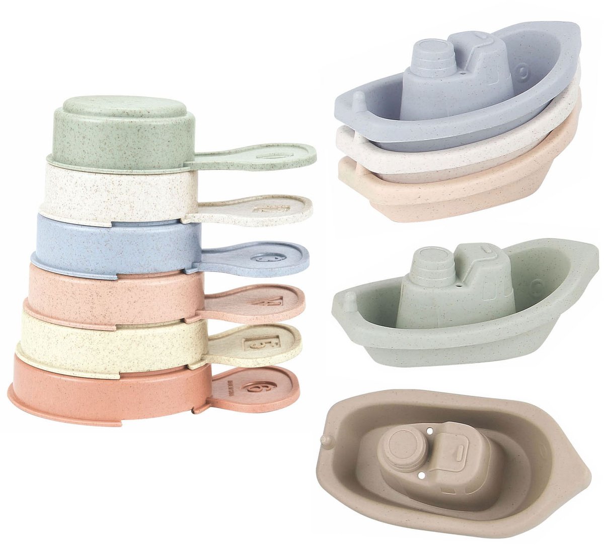 Badbekers en Badbootjes Pastel