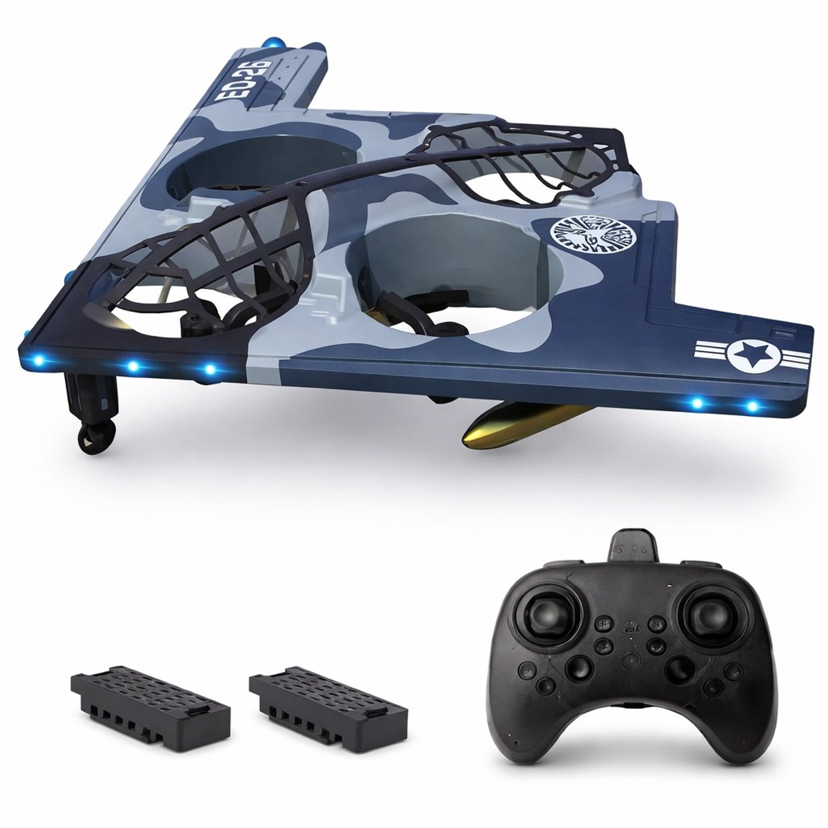 RC Vliegtuig Drone GX279687 – LED Airplane met Afstandsbediening en Stabiele Vlucht