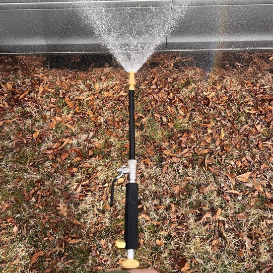 Hogedrukspuit - Hoge Druk Spuit - Plantspuit - Hogedrukreiniger - Tuin - Hogedruk Pistool - Spuitmond - Waterspuit - Opzetstuk Tuinslang - 3 Spuitmond - Zwart van Merkloos	 — afbeelding 3