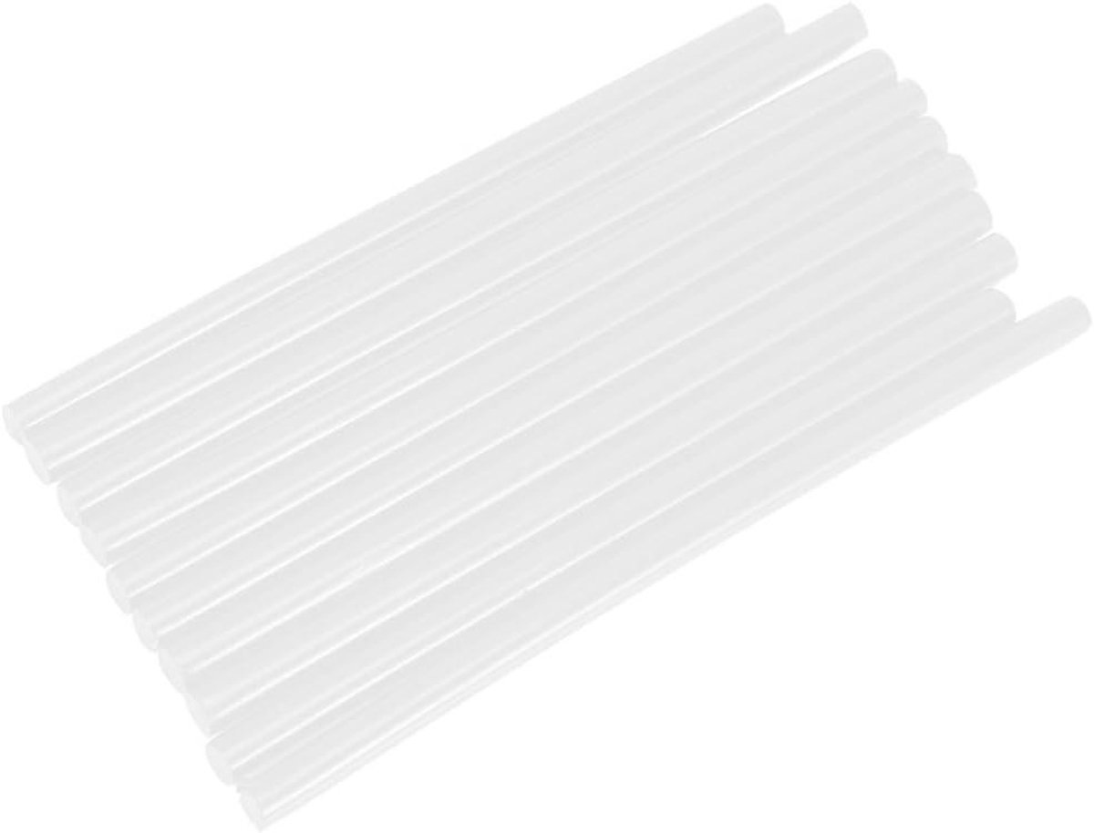 Smeltlijm Stiften - Lijm Sticks - Ambachtelijk Knutselen - Sterke PU-Rubber - 10 Stuks - Transparant