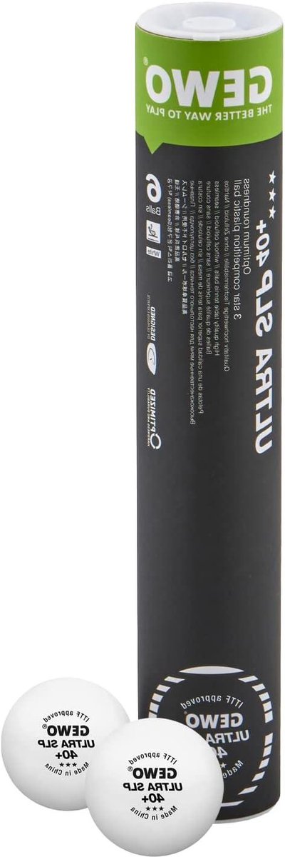 Tafeltennisballen - Plastic ballen - Wedstrijd spelen - Naadloos 40+ materiaal - 40 mm - Wit