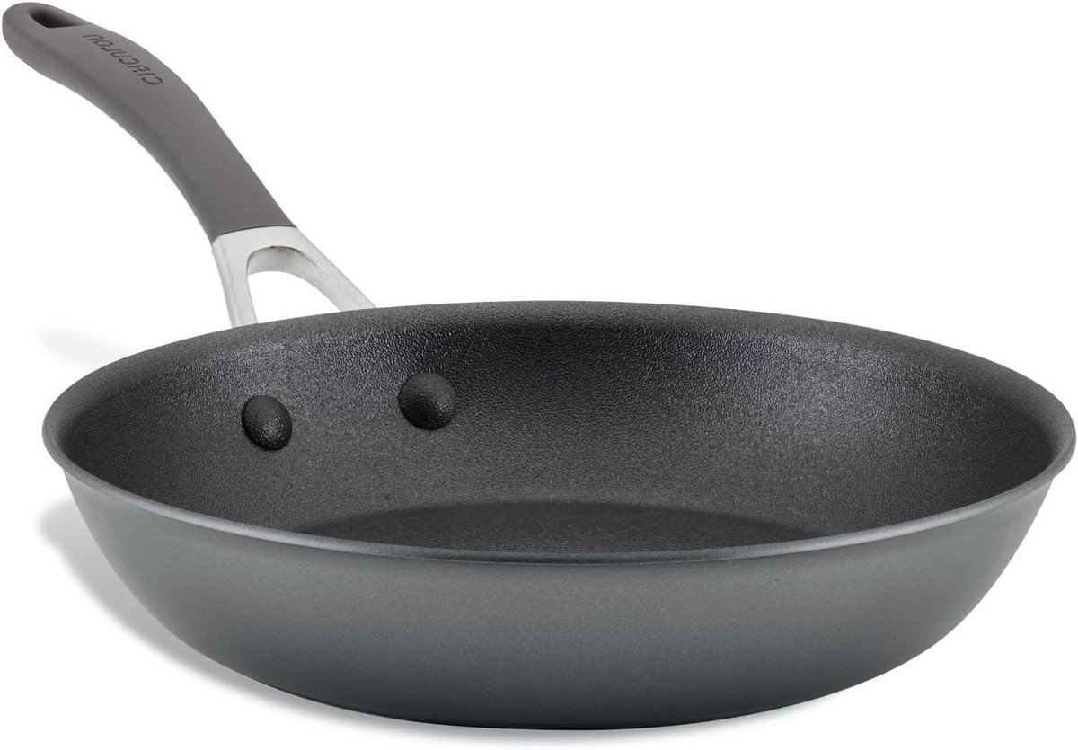 Circulon Scratch Defense Kleine Niet Stick Koekenpan 21cm - Inductie Koekenpan met Extreme Non Stick, Vaatwasser & Oven Veilig Kookgerei, Grafiet Tinnen Afwerking
