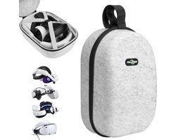 Reisdraagtas compatibel met Meta Quest3/Quest 2 en accessoires, generieke harde grote ruimte koffer voor Kiwi Design/BOBOVR en alle Elite hoofdbanden met batterij