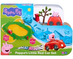 Chillfactor Peppa Pig speelgoed auto set - Peppa's rode auto motorisch.