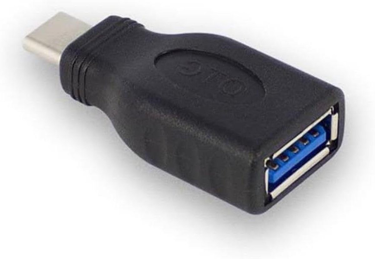 USB C Adapter - OTG Adapter - Apparaten Verbinden - Supersnel 5Gbps - Compact Ontwerp - Zwart