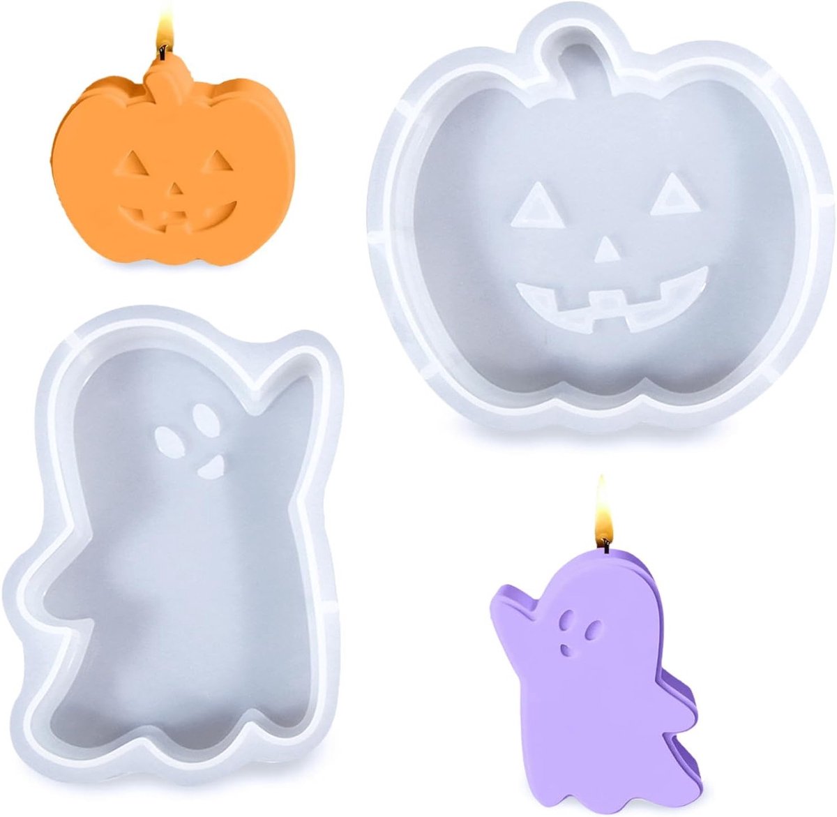 Cadeauvorm Pompoen voor Halloween, Siliconen Mal voor DIY Decoraties, Herfst Decoratie, Feestartikelen en Verjaardagsversiering