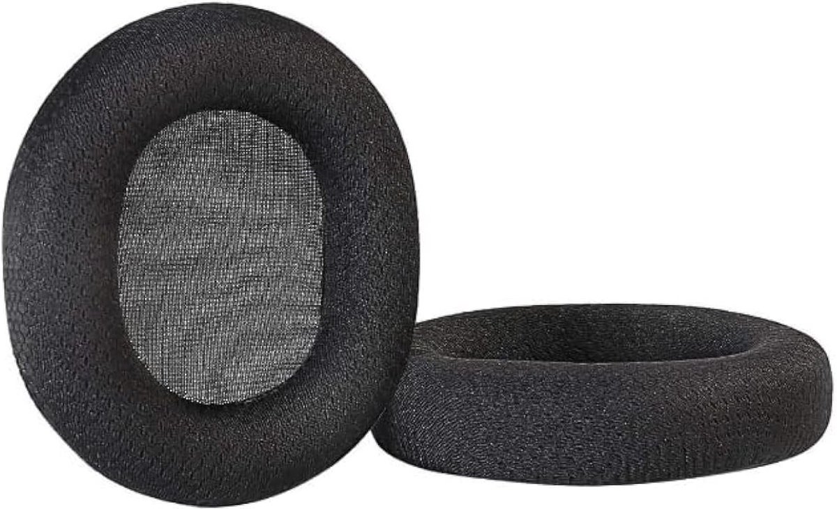 Zachte Oorkussens met Geluiddempende Schuim voor Draadloze Gaming Headsets, Compatibel met Arctis 7, 5 en 3 - Ideaal voor Comfort en Geluidsisolatie (Zwart)