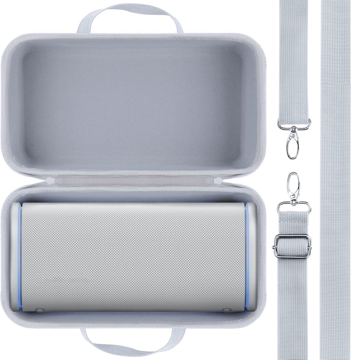 Duurzame en Beschermende Etui voor Sony ULT Field 5 Draagbare Speaker - Grijs, Schokbestendig en Waterdicht