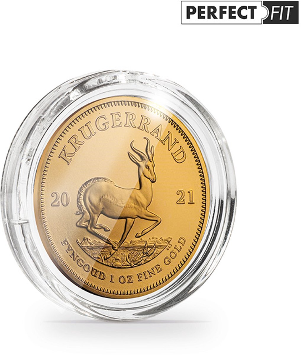 ULTRA - Muntcapsule - Muntcapsules, perfect passend voor 1 oz. Krugerrand goud (32,60 mm), verpakking van 100 stuks