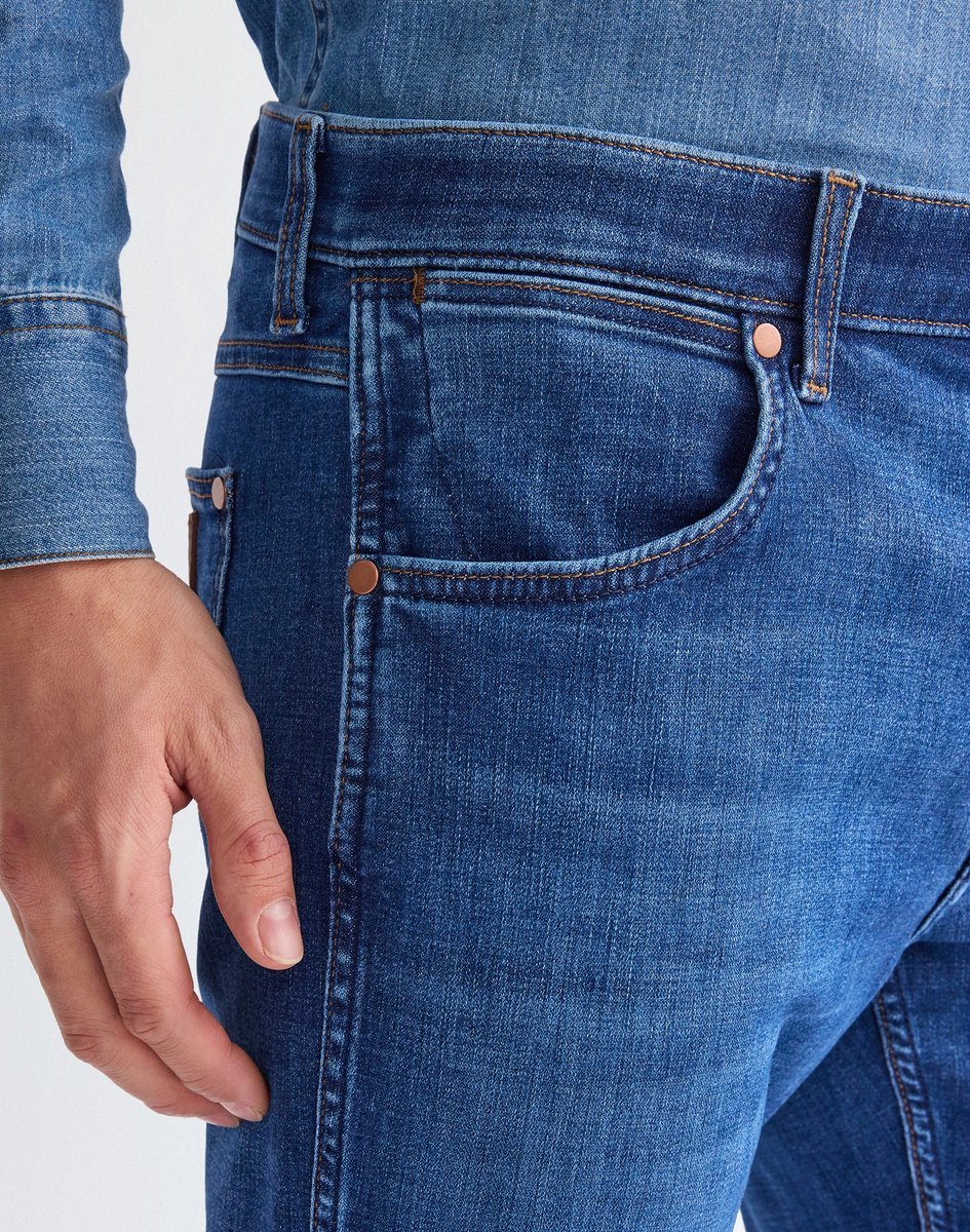 Wrangler - Greensboro - Heren Regular Straight-fit Jeans - Dandelion Summer
