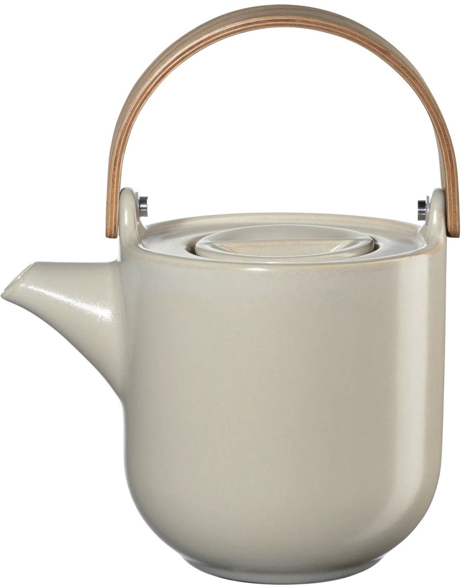 ASA Selection coppa :Theepot met licht houten handvat, tofu, 0,6 L, 79371770
