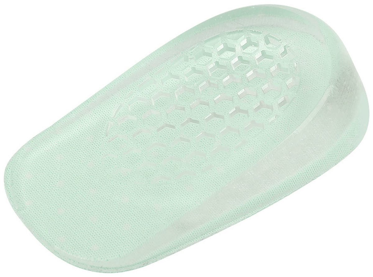 Dailygoody - Hoogteverhoging inlegzolen - Siliconen voetboog - Schokabsorptie en comfort - Groen - Hielkussen - Geschikt voor dagelijks gebruik - 2,5